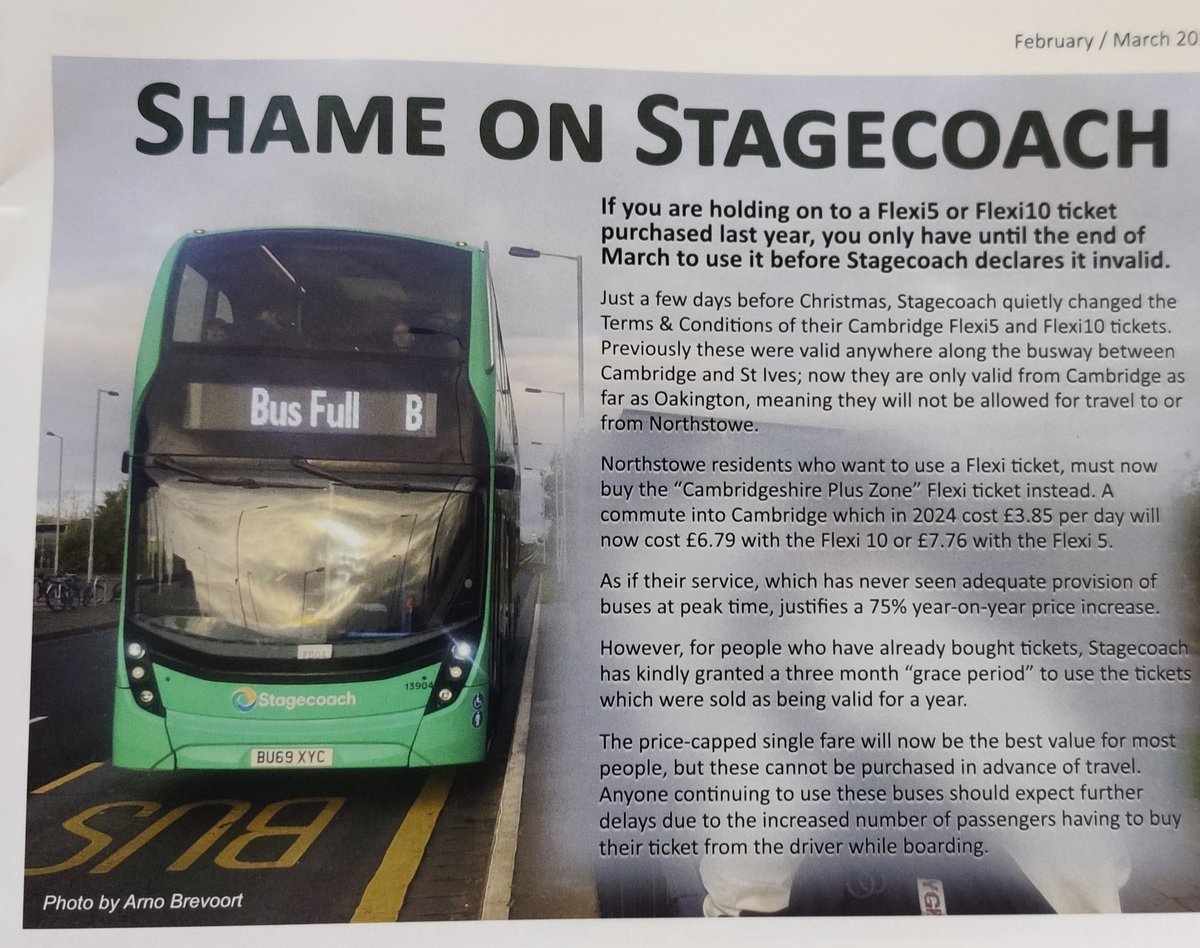 Rafa_SCid's tweet photo. Cheaper and faster to drive into town than using appalling @Stagecoach_East services. "Supporting" sustainability and green transportation at a premium price @CambsCC @CambsPboroCA https://t.co/5yRAUeVOzE