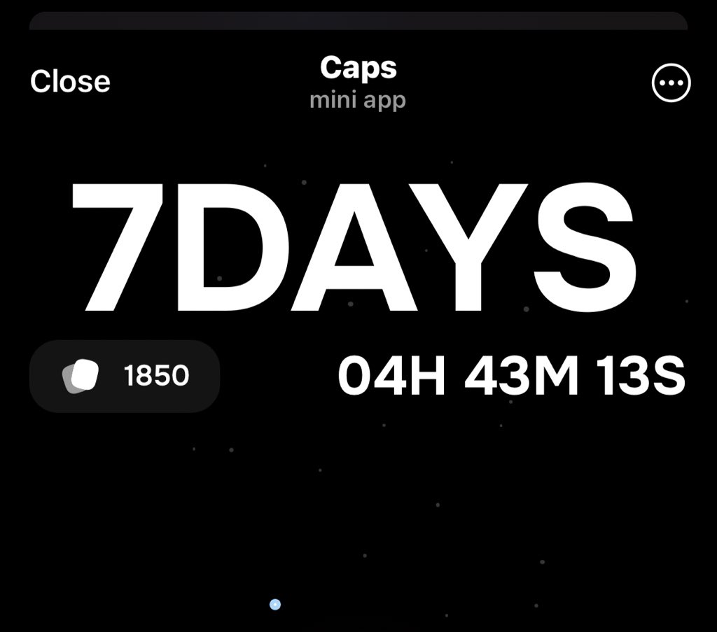 $CAPS Airdrop is coming. The count down has begin. TGE in Just 7 Days😁. 

Start Here: t.me/DurovCapsBot/c…

You need more $CAPS point? Simply do this. Drop your invite link in the comment. Then retweet. For a better result. Let’s all grow together.