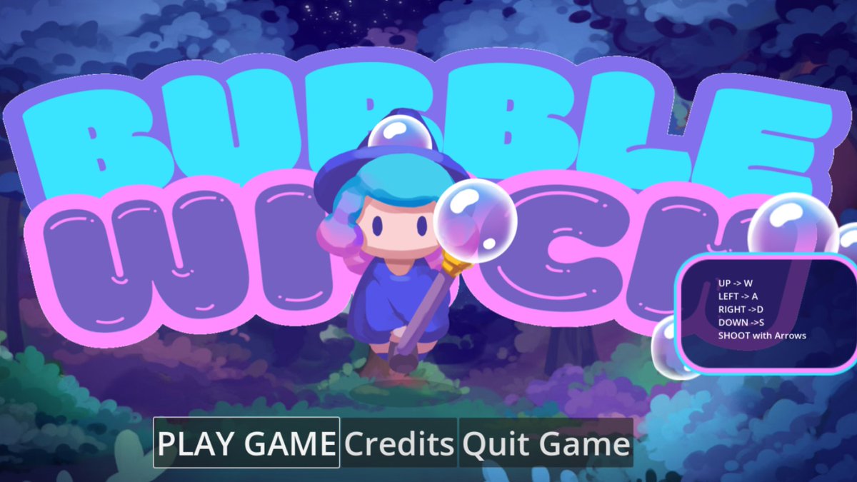 And we’re done!
This weekend, we took part in the Global Game Jam 2025 at Game Dev Saar’s Jamsite. During the 48 hours our team of six developed Bubble Witch.
Feel free to download it on globalgamejam.org/games/2025/bub… play online on yzeal.itch.io/bubble-witch.
#ggj2025  #indiedev