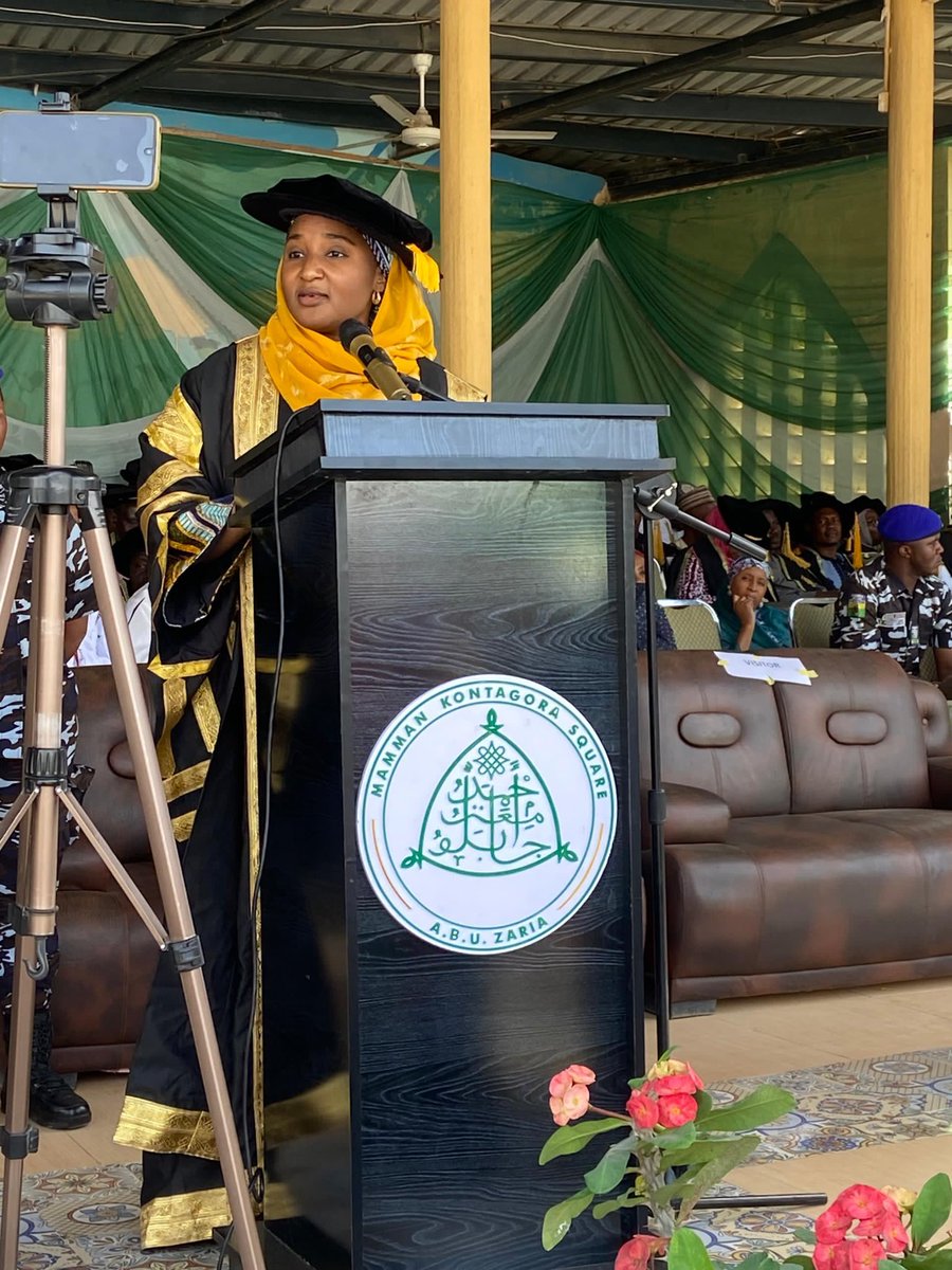 Suwaiba_Said's tweet photo. I had the honor of representing President Bola Ahmed Tinubu GCFR @officialABAT at the 44th Convocation Ceremony of Ahmadu Bello University, Zaria, where I congratulated the Pro-Chancellor, the Governing Council, University management, Senate members, staff, graduating students, parents, guardians, and well-wishers.

I emphasized the importance of not being hindered by outdated practices in universities, urging them to regularly review their strategies to meet the objectives of their founders. I was pleased to note that Ahmadu Bello University had been diligently implementing its 2022-2026 Strategic Plan and encouraged the University to continue engaging all stakeholders in its successful execution.

The Federal Government is aware of the challenges universities face in settling their electricity bills and is making conscious efforts to alleviate this situation, ensuring that universities can function optimally. I urged universities to explore internal solutions, such as utilizing research on alternative power sources, particularly through their Centres for Energy Research and Training. The practical application of this knowledge could help meet their electricity needs and contribute to societal development.

Food security is a top priority for this administration, with universities and research institutes playing a key role in advancing agriculture, particularly through climate-smart practices. The government through TETFUND has allocated Thirty Billion Naira (N30B) to support mechanized farming in Universities of Agriculture and universities with Faculty of Agriculture. 

Additionally, the administration is focused on reforming Technical and Vocational Education and Training (TVET) to foster entrepreneurship and empower young Nigerians to become economically self-reliant. This initiative aims to enhance skills development and strengthen the nation's workforce.

I congratulated the graduating students and encouraged them to apply their knowledge in contributing to national development. I reaffirmed the Federal Ministry of Education’s commitment to improving education in line with our Renewed Hope Agenda, as evidenced by the establishment of the NELFUND education loan scheme, which has expanded access to education across the country.