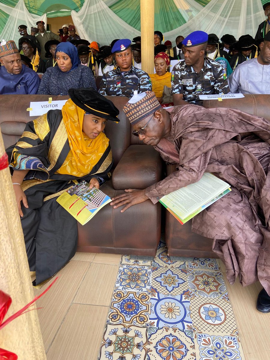 Suwaiba_Said's tweet photo. I had the honor of representing President Bola Ahmed Tinubu GCFR @officialABAT at the 44th Convocation Ceremony of Ahmadu Bello University, Zaria, where I congratulated the Pro-Chancellor, the Governing Council, University management, Senate members, staff, graduating students, parents, guardians, and well-wishers.

I emphasized the importance of not being hindered by outdated practices in universities, urging them to regularly review their strategies to meet the objectives of their founders. I was pleased to note that Ahmadu Bello University had been diligently implementing its 2022-2026 Strategic Plan and encouraged the University to continue engaging all stakeholders in its successful execution.

The Federal Government is aware of the challenges universities face in settling their electricity bills and is making conscious efforts to alleviate this situation, ensuring that universities can function optimally. I urged universities to explore internal solutions, such as utilizing research on alternative power sources, particularly through their Centres for Energy Research and Training. The practical application of this knowledge could help meet their electricity needs and contribute to societal development.

Food security is a top priority for this administration, with universities and research institutes playing a key role in advancing agriculture, particularly through climate-smart practices. The government through TETFUND has allocated Thirty Billion Naira (N30B) to support mechanized farming in Universities of Agriculture and universities with Faculty of Agriculture. 

Additionally, the administration is focused on reforming Technical and Vocational Education and Training (TVET) to foster entrepreneurship and empower young Nigerians to become economically self-reliant. This initiative aims to enhance skills development and strengthen the nation's workforce.

I congratulated the graduating students and encouraged them to apply their knowledge in contributing to national development. I reaffirmed the Federal Ministry of Education’s commitment to improving education in line with our Renewed Hope Agenda, as evidenced by the establishment of the NELFUND education loan scheme, which has expanded access to education across the country.