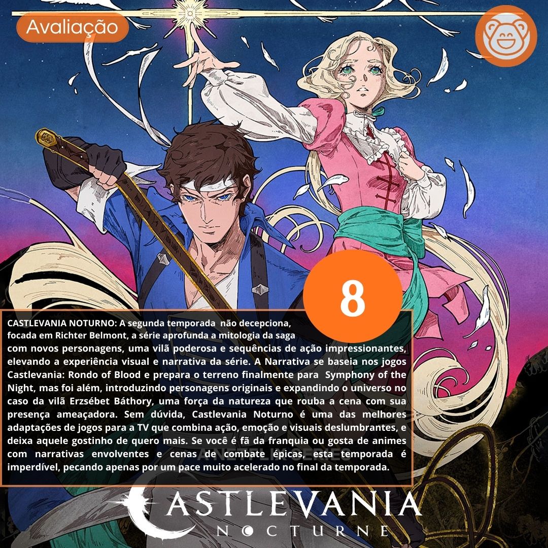 CovildosCromos's tweet photo. O que o Covil dos Cromos acha sobre a 2ª Temporada de CASTLEVANIA NOTURNO - 8/10 - Avaliação por @EfeitoMJ  https://t.co/gRyaodTYsN - #Castlevania #Draclula #Alucard #Netflix #Anime https://t.co/yGt5k2gd0n