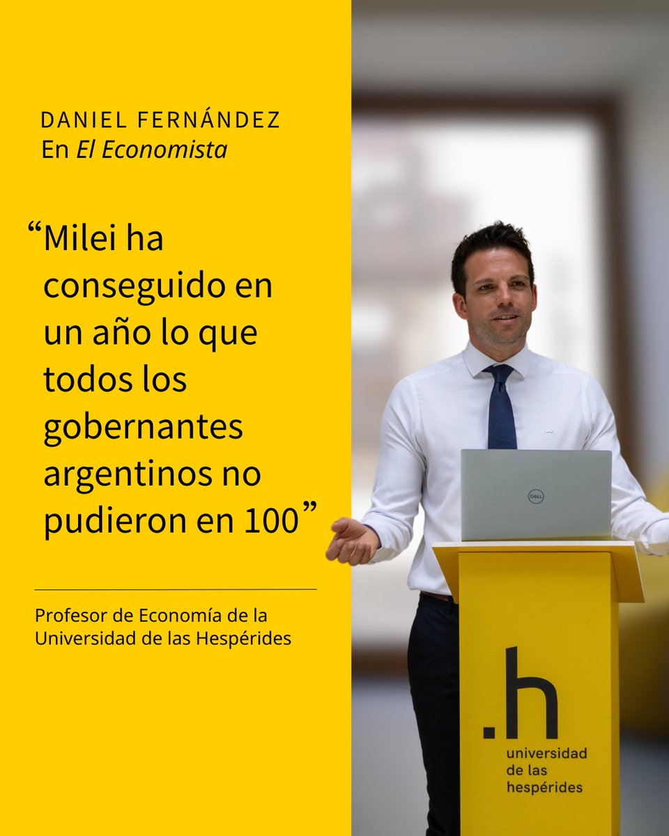 UnivHesperides's tweet photo. No te pierdas el análisis de @danfmsg sobre el futuro de la economía argentina en El Economista.
https://t.co/mQFlHJANcv
#economia #argentina #universidadonline #milei #superavitfiscal #recuperacioneconomica #inversionextranjera #danielfernandez https://t.co/p6QAVvjcnl