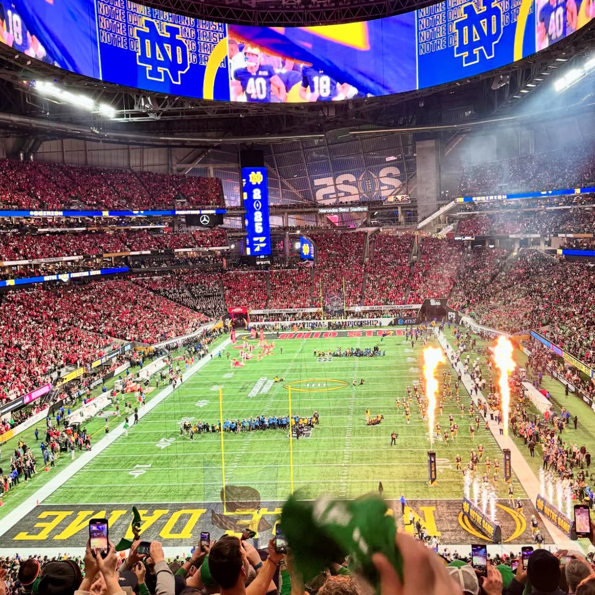 intlsportsmgmt's tweet photo. We had an incredible time hosting our clients at the 2025 College Football Championship in Atlanta!
Huge congratulations to Ohio State on their big win against Notre Dame! A memorable event, full of great energy and unforgettable moments! https://t.co/prRYafRrai
