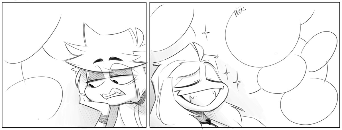 dommato1's tweet photo. ⚠️Hey guys!  
Pages 21- 24 of #BacktotheArena is now available. Come check it out! c:  

TW- These pages are very NSFW.... Lot's of peens!  

Have some out of context panels! ⏬⏬⏬  
#MontgomerPython belongs to @AxelGear11. #WebComic #RexIncbus

Link- 
https://t.co/fc1mXq95iv https://t.co/HmWoIukImn