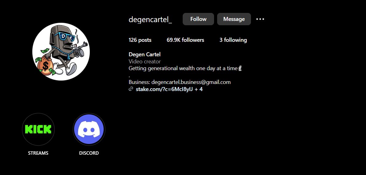 Boys and I have been grinding for months to create the BEST degen content, and I’m incredibly proud of them. We’re starting our next chapter with GAMBA. We are streaming it live until we either achieve generational wealth or generational debt. If you want to witness the speedrun,