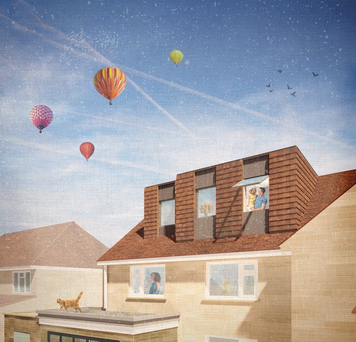 We’ve just submitted a planning application for a dormer loft conversion in Bath! Thoughtfully designed to blend seamlessly with the existing roof and the surrounding architectural context, this project will create an additional bedroom 🏡
