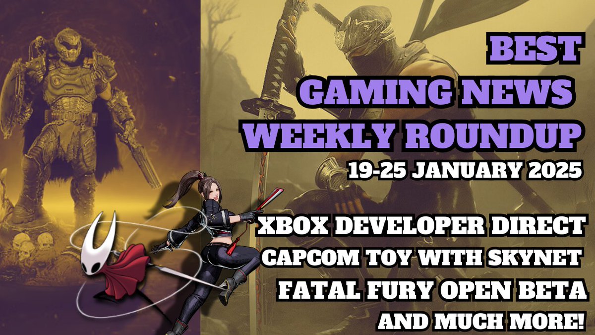 ElPresidentJ's tweet image. Xbox Developer Direct, Capcom AI, City of Wolves Open Beta, Silksong??? and more in my latest gaming news roundup!
#XboxDeveloperDirect #FatalfuryCityoftheWolves #SilkSong 
🔗in replies👇