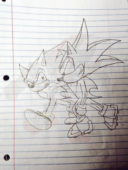 Never stop drawing 🖤🦔 