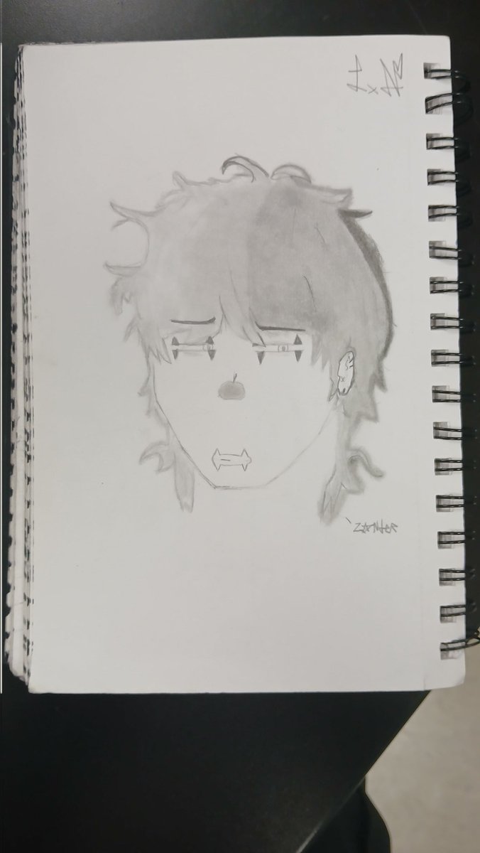 Sam34yB's tweet image. Ngl I wanna figure out some oc and here's one of my idea of clown Z 🤔