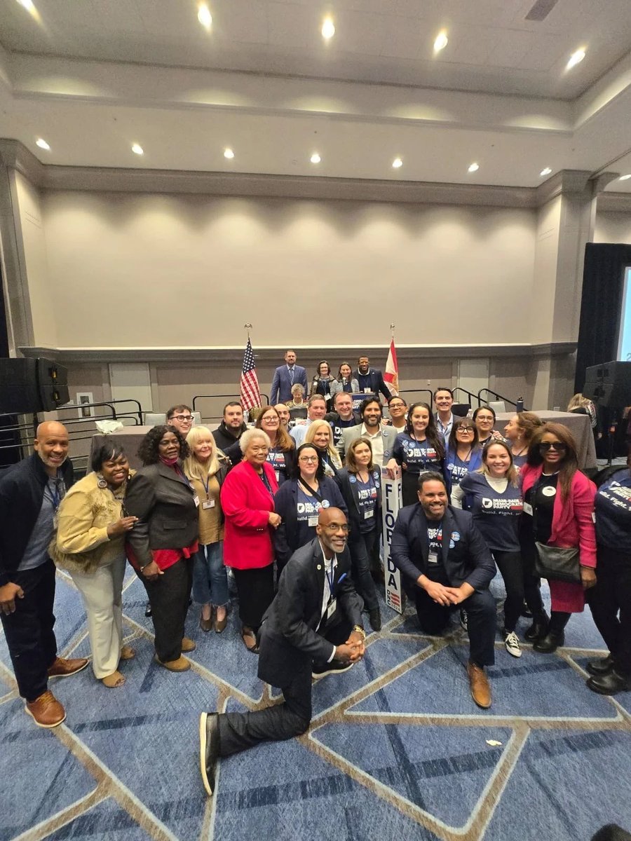 MiamiDadeDems's tweet photo. Miami-Dade County was in the house for the @FlaDems 2025 State Executive Committee Organizational Meeting this weekend in Orlando, Florida. We are excited to have a great leadership team eager fight for a better future for all Floridians. #buildfightwin #takebackfl #miamidade https://t.co/XHVzYCWbLC