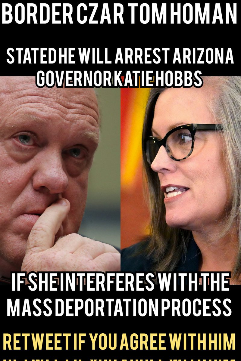 Lissa aka Cowboy Killa 🐎 (@lissa4trump) on Twitter photo Homan will arrest Hobbs if she interferes with deportations!!!🎯
<a href="/MassholeJay/">Jay 🇺🇸🇺🇸🇺🇸</a> <a href="/misfitnici/">nicci</a>
<a href="/StarxFire/">⭐️🔥star⭐️🔥</a> <a href="/candace_lo70387/">🍭🍭Candace🍭🍭</a>
<a href="/GtheOriginal/">GᵀᴴᴱOᴿᴵᴳᴵᴺᴬᴸ</a> <a href="/45mx_7/">Maximus</a>
<a href="/1109Patricia/">Patricia 🇺🇸</a> <a href="/SirFlyzalot/">🇺🇸🇮🇱✈️Sir Flyzalot✈️🇮🇱🇺🇸</a>
<a href="/BeeAwake1/">Bee 🐝🌿</a> <a href="/Jessies_Too/">Jessie2</a>
<a href="/1mZerOCool/">1mZerOCool🍎🎸🤘</a> <a href="/bdonesem/">💞 𝔀𝓱𝓲𝓼𝓹𝓮𝓻 💞 ( 𝓐𝓵 ) 😘</a>
<a href="/RogerBernards/">🇺🇸Roger Bernards🍊</a> <a href="/Zegdie/">⧼D̼⧽⧼i̼⧽⧼a̼⧽⧼n̼⧽⧼e̼⧽ 🐈⬛</a>
<a href="/ZeTeamZ/">Zey</a> <a href="/wildangel1968/">Texas Angel ❤💜❤💜❤</a> Homan will arrest Hobbs if she interferes with deportations!!!🎯
<a href="/MassholeJay/">Jay 🇺🇸🇺🇸🇺🇸</a> <a href="/misfitnici/">nicci</a>
<a href="/StarxFire/">⭐️🔥star⭐️🔥</a> <a href="/candace_lo70387/">🍭🍭Candace🍭🍭</a>
<a href="/GtheOriginal/">GᵀᴴᴱOᴿᴵᴳᴵᴺᴬᴸ</a> <a href="/45mx_7/">Maximus</a>
<a href="/1109Patricia/">Patricia 🇺🇸</a> <a href="/SirFlyzalot/">🇺🇸🇮🇱✈️Sir Flyzalot✈️🇮🇱🇺🇸</a>
<a href="/BeeAwake1/">Bee 🐝🌿</a> <a href="/Jessies_Too/">Jessie2</a>
<a href="/1mZerOCool/">1mZerOCool🍎🎸🤘</a> <a href="/bdonesem/">💞 𝔀𝓱𝓲𝓼𝓹𝓮𝓻 💞 ( 𝓐𝓵 ) 😘</a>
<a href="/RogerBernards/">🇺🇸Roger Bernards🍊</a> <a href="/Zegdie/">⧼D̼⧽⧼i̼⧽⧼a̼⧽⧼n̼⧽⧼e̼⧽ 🐈⬛</a>
<a href="/ZeTeamZ/">Zey</a> <a href="/wildangel1968/">Texas Angel ❤💜❤💜❤</a>