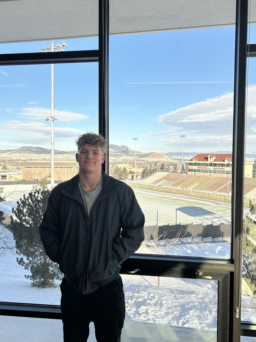 Had a great visit up at Carroll this past weekend, thank you to the Coaches for having me out !!