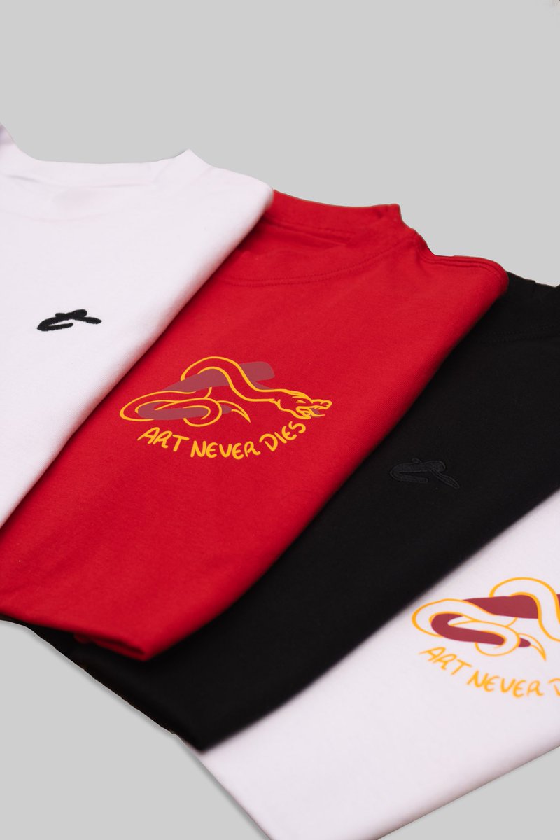 shoptier's tweet image. TIER Signature Script T & Year of the Snake Tees now available online.
🐍🖤 shoptier.nyc/collections/ne…
Ready to ship 🧧
