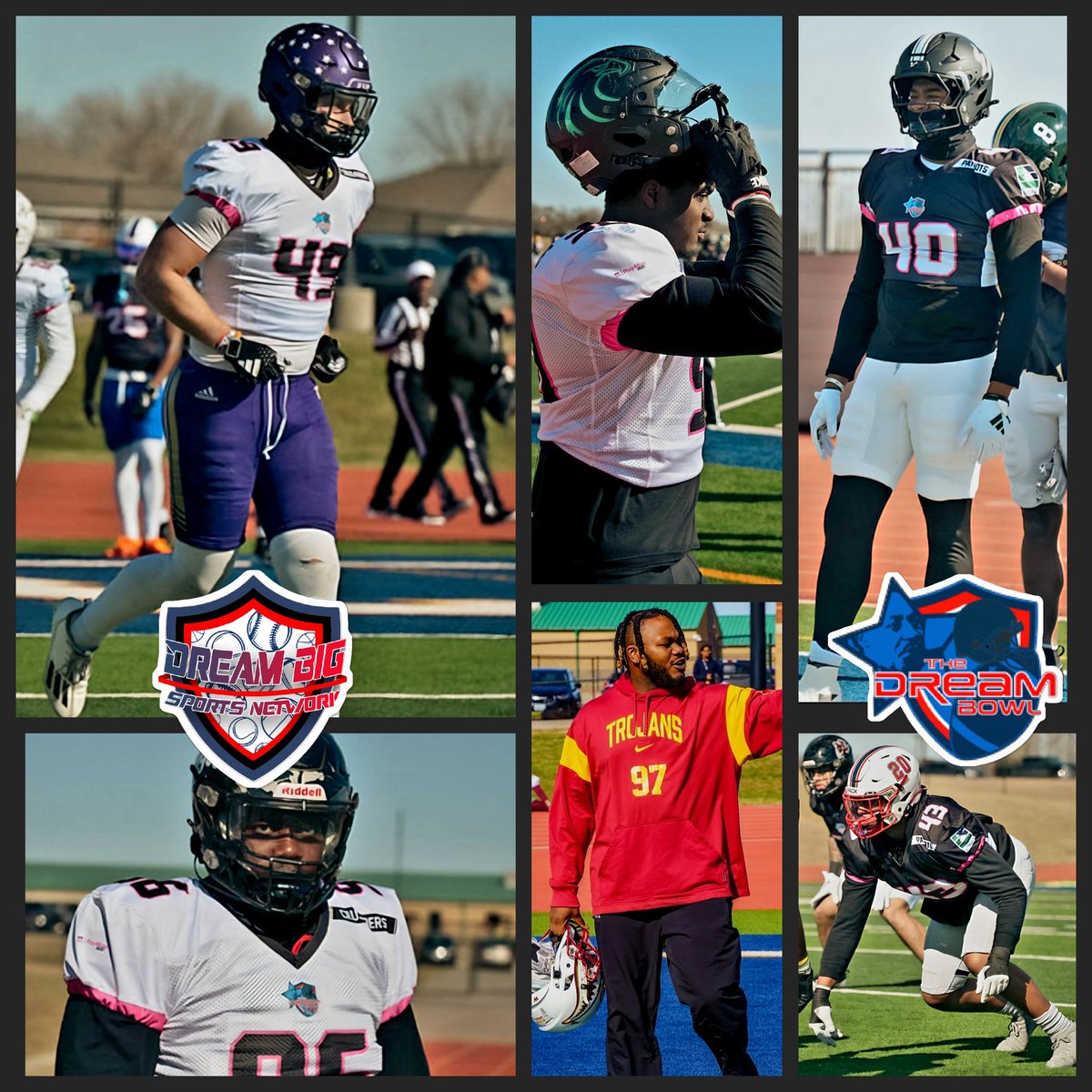 TheDreamBowl's tweet photo. Introducing the #DreamBig Sports Network All-Dream Bowl 2nd Tm Defense! 🔥
DL-@Sleepe24
DL-@sebasmontlouis
DL-@MakeahScippio
DL-@Project_Jarveon
LB-@rushlansdell14
LB-@DjScores
LB-@Jasonvaughn25
CB-@makai_self
CB-@_Bpotts_6
DB-Tim Leatherman
DB-@TrentCrawford9
ST-@_thedream1 https://t.co/fTt945x2TR