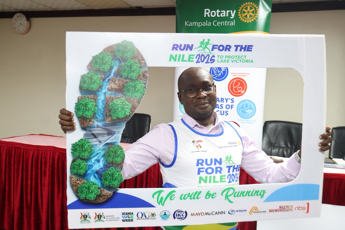 CentralRotary's tweet photo. The Rotary Club of Kampala Central is ready to run, protect, and inspire!  Join us on March 22nd at Jinja Rugby Grounds for the Run for the Nile 2025. Together, we’ll make Lake Victoria greener and cleaner!  #Run4theNile25 #RcklaCentral https://t.co/36ChMXg9Pv