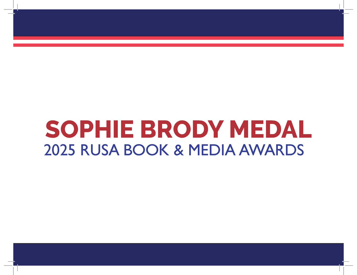 József Debreczeni named Winner of 2025 Sophie Brody Medal. Read more about the winning author as well as honorable mentions and further noteworthy titles at  rusaupdate.org/2025/01/jozsef… #LibLearnX25