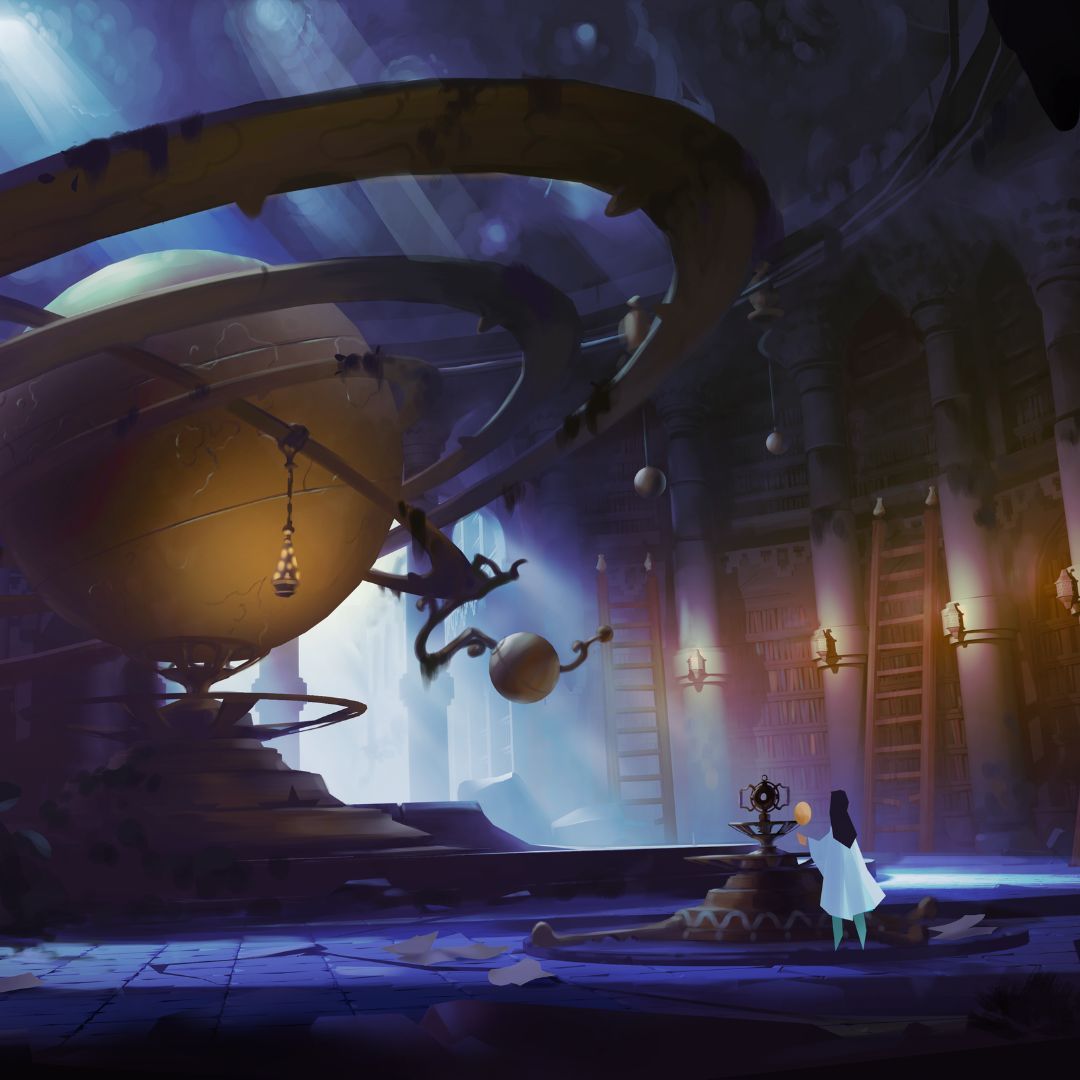 three beautiful little moments from Nightscape's concept art ⭐💙✨ 
#playnightscape #indiegamedev #indiegames  #gamedev #cozygame