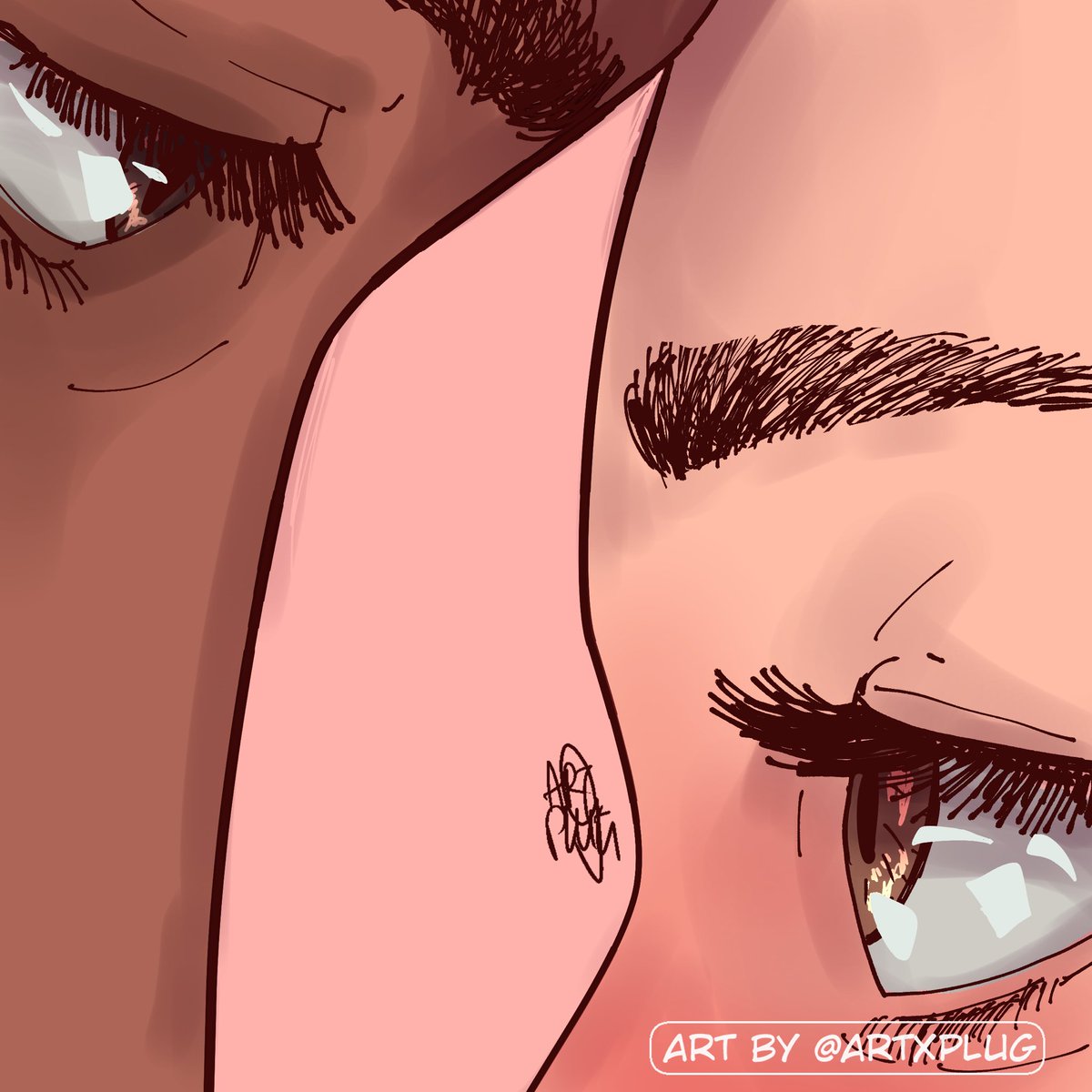 artxplug's tweet photo. I said “don’t embarrass me!” Instead of “be mine?” That was my proposal for us to go steady. https://t.co/ovpFOz0u2e