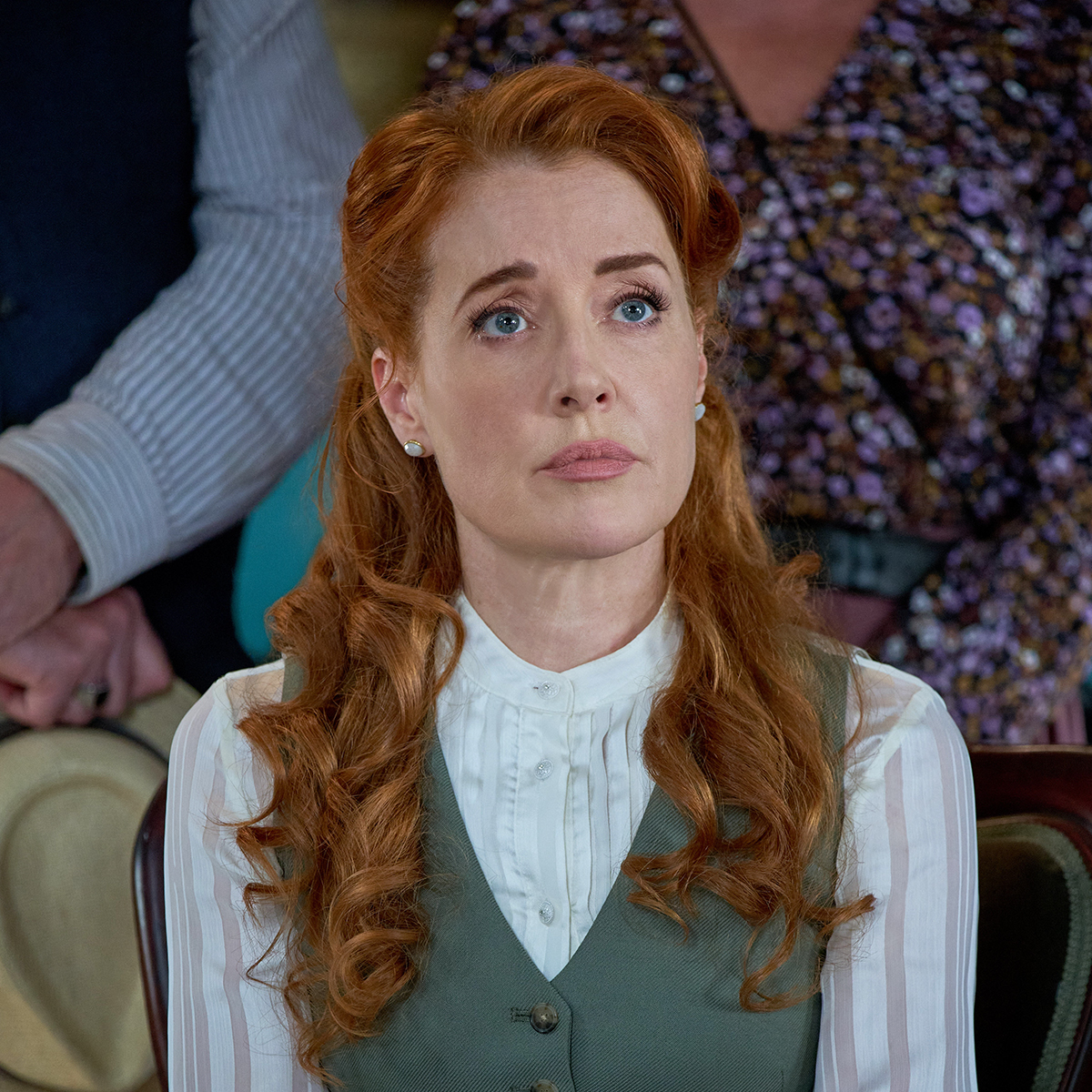 hallmarkchannel's tweet photo. Rumors are spreading around Hope Valley. Is Allie's party canceled? Catch the new episode of When Calls the Heart tonight at 9/8c and stream the next day on @HallmarkPlus. #Hearties 💜 #ChristianMichaelCooper #AvaGraceCooper @JoNewmarch https://t.co/YqRrW6izOK