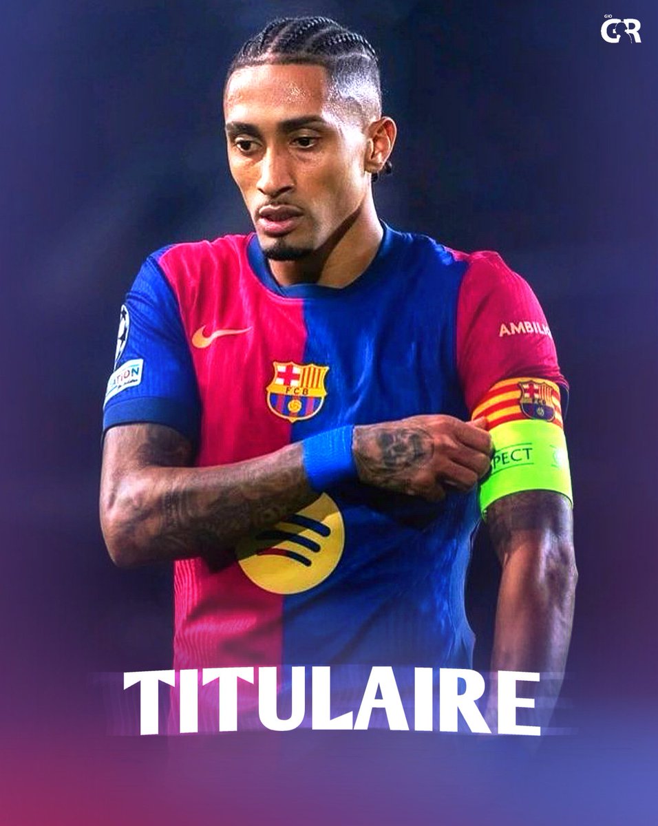 GioRaphinha_'s tweet photo. 🚨🇧🇷 Raphinha est 𝗧𝗜𝗧𝗨𝗟𝗔𝗜𝗥𝗘  contre Valence FC !

Selon vous, combien de G/A pour Raphinha ? 🤔💥 https://t.co/QeEHMOAlHl
