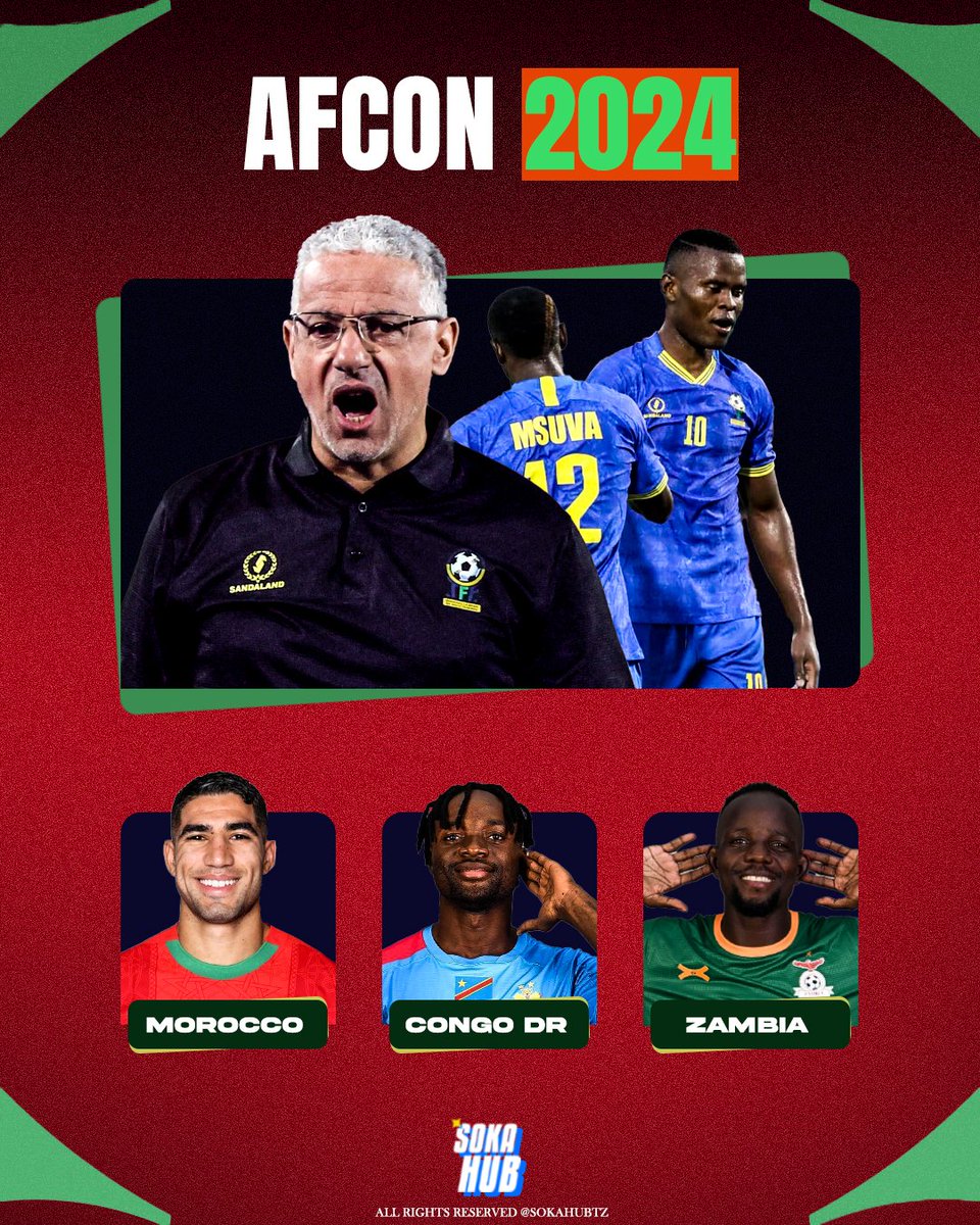 Namna Makundi yetu ya #AFCON kwa Mwaka 2019 na 2024 yalivyokuwa baada ya Droo..🇹🇿✨

#JamuhuriyaMuunganoWaTanzania