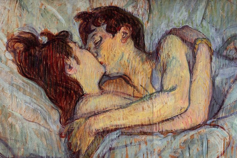 The Kiss in Art.