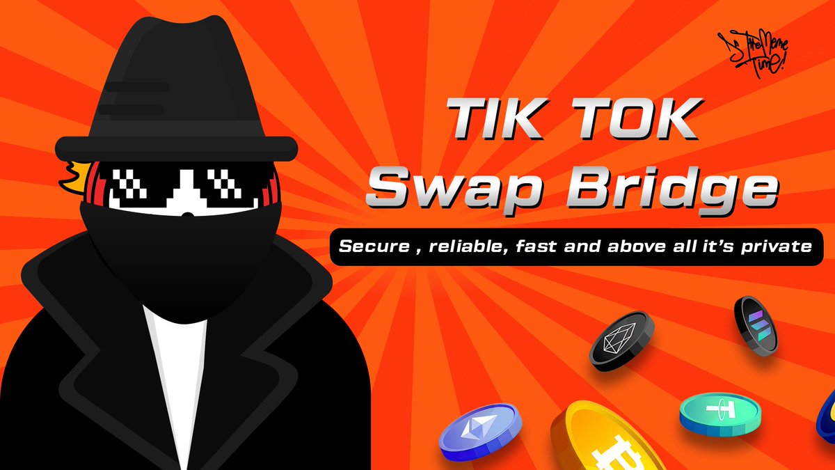 $ITMT TikTok swap !  🌀🕵️🕵️‍♀️ 
Secure , reliable, fast and above all it’s private . 🔐
 Smooth like butter  It can even be use intercontinentally. 
The crypto world has been waiting for this  innovation for a very long time now.  
t.me/TIKTOKSWAP_bot…