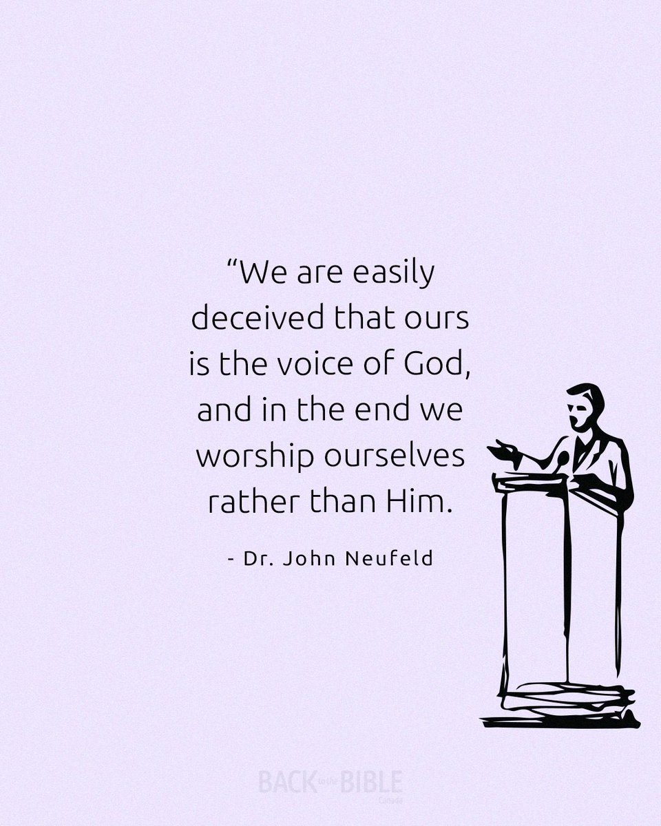 You can't even get two pages into Dr. John's new books without hard-hitting quotes like this! (We're offering it for just $7 this month!)

"Who Speaks for God?" is an important new book to guard against the dangers of mis-appointing the voice of God.

backtothebible.ca/product/who-sp…