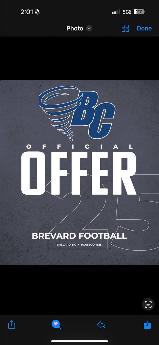 StephonMiller10's tweet photo. Blessed to Receive an Offer from Brevard University!!!! Thank You God!!❤️
@chrishatch00 @BrevardF5 @CoachSolesbee19 @TeamForever17 @CoachRamseyMVP @Coach_Charlie38 https://t.co/Cb6W6GbGQA
