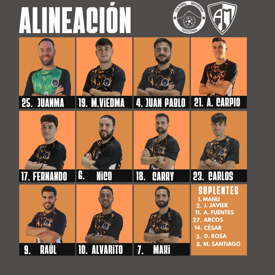 ⚽️¡Nuestro XI inicial para el choque🆚Atlético Mengíbar!