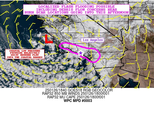 NWSWPC's tweet photo. #WPC_MD 0003 affecting Southern California, #cawx, https://t.co/gPzk1T8NgS https://t.co/esmSQw1DAd