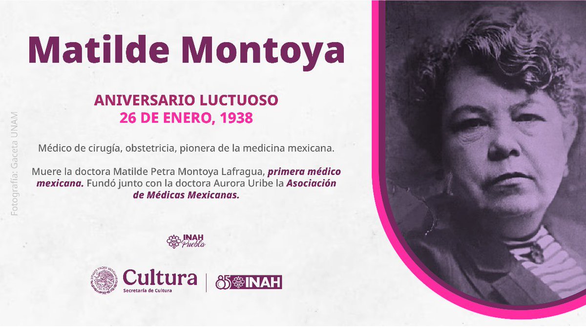 Un día como hoy de 1938 nació Matilde Montoya, la primera mujer médico en México, quien rompió barreras y abrió caminos para muchas mujeres en la ciencia y la medicina. Su valentía y determinación inspiran a todas las que luchan por sus sueños.
#MatildeMontoya #MujeresQueInspiran