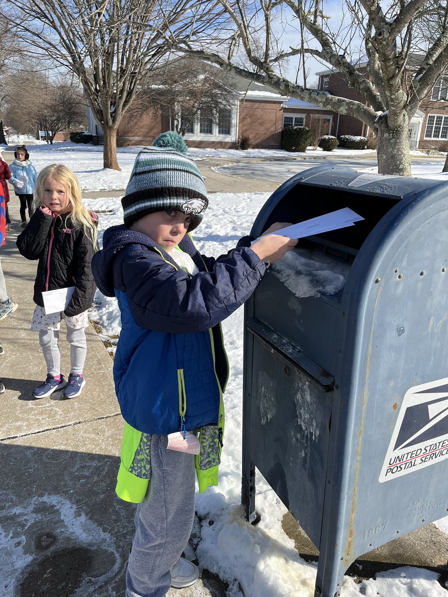 Sending our Valentines cards out for Valentines Across America. We are looking forward to receiving cards and learning about different states. #tollgategrammar #tgproud