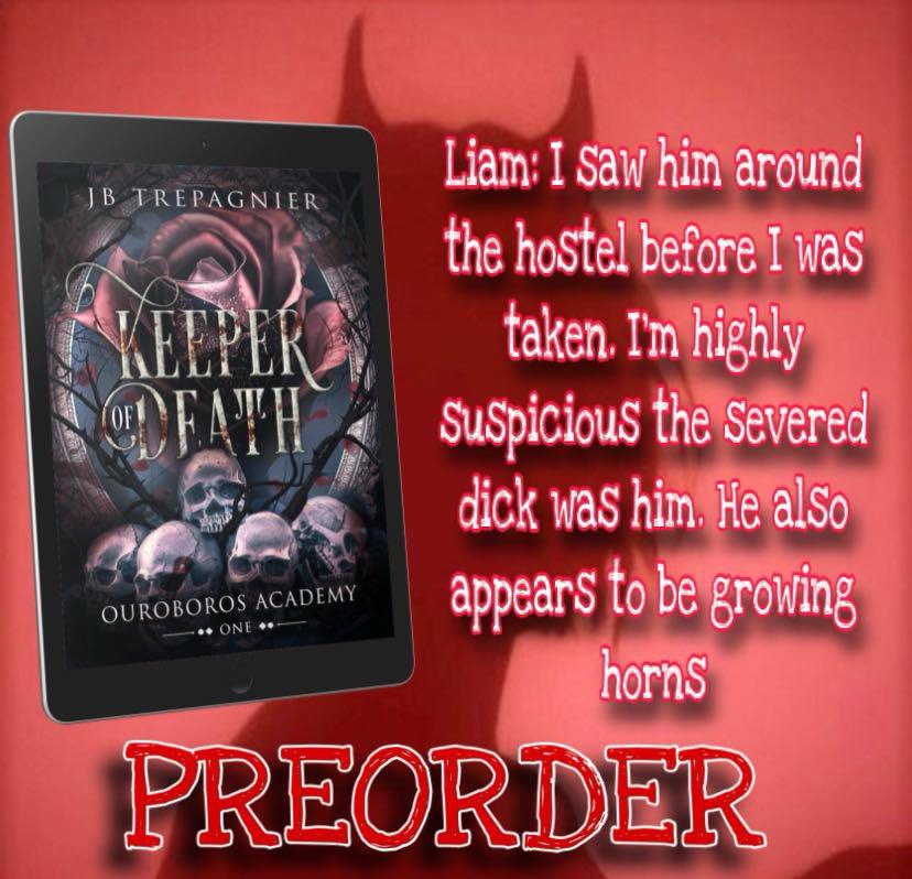 Alittlebooklove's tweet image. ☠️ PREORDER ☠️
 Keeper Of Death
Ouroboros Academy
   Jb Trepagnier

#Preoder #comingsoon #KeeperOfDeath #JbTrepagnier #magical #death #academy #paranormal #indieauthor #reincarnation #magic #trials #clickclick #happyreading #booksbooksbooks