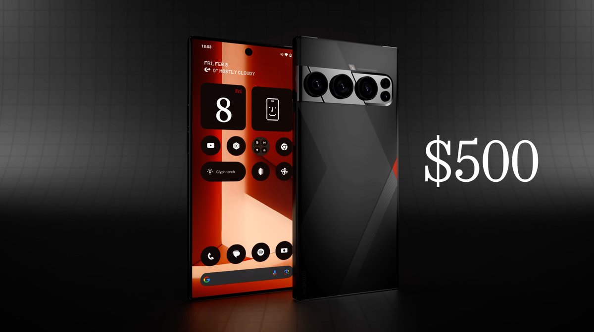 Really interesting video - @Nothing asked me for the specs of my 2025 Dream Phone, then they broke down roughly what the bill of materials would actually cost
- 6000mah battery: $13
- 6.1" 120Hz 1440p LTPO AMOLED: $35
- S24 Ultra back cams, Pixel 9 selfie cam: $80
- 1TB UFS 4.0,