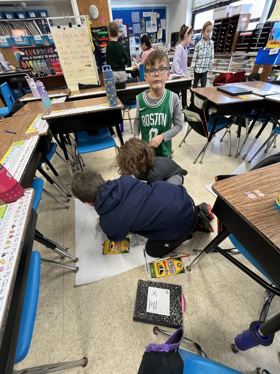 Becoming experts as we create posters of what we have learned about then and now. #tollgategrammar #tgproud