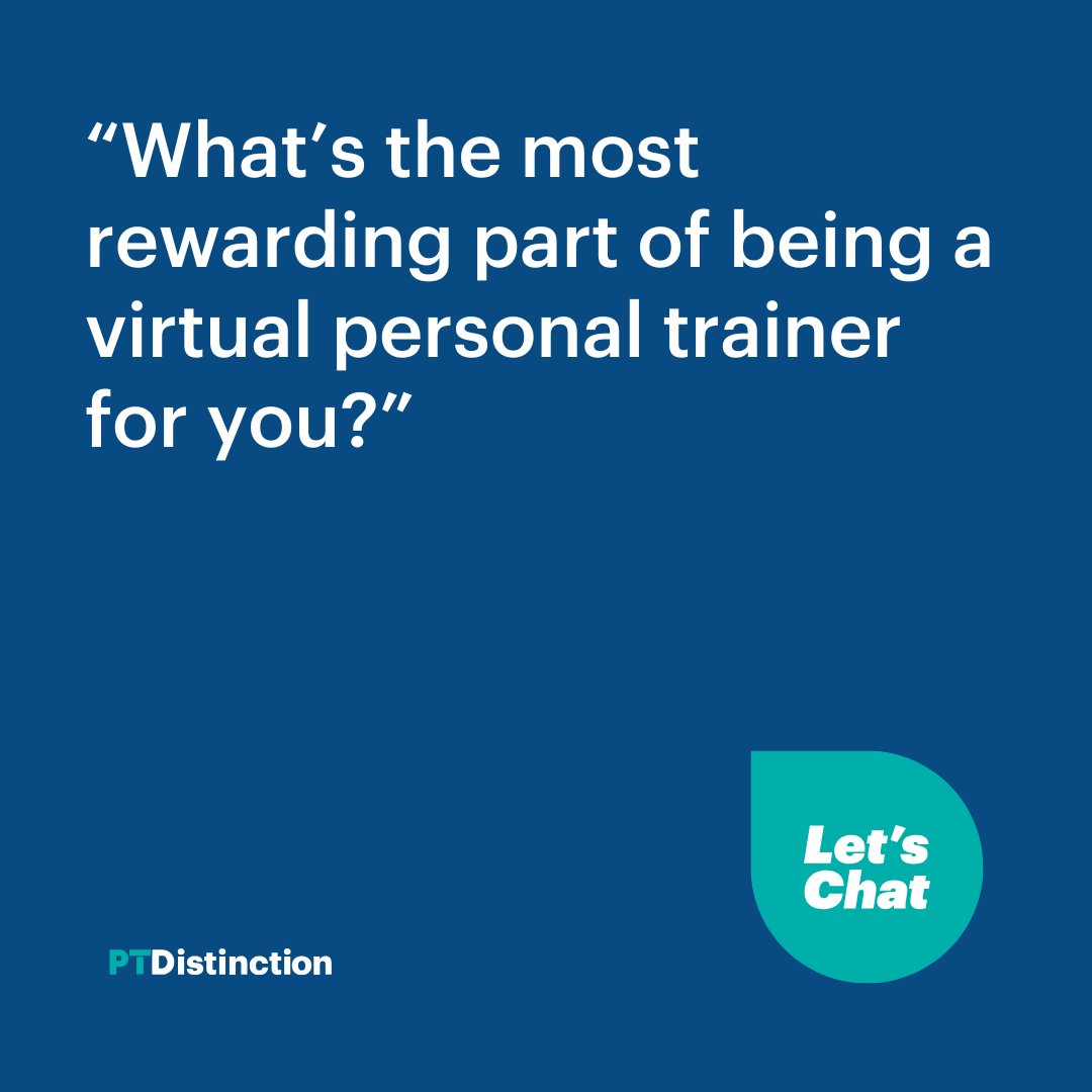 PTDistinction's tweet image. #VirtualTrainer #PersonalTrainerLife #TrainerJourney #FitnessCoach #HelpingOthersSucceed #ClientProgress #RewardingWork #MakingADifference #OnlineCoaching #TransformingLives #RemoteTraining #EmpoweringOthers #FitnessInspiration #PassionForTraining #ClientSuccess