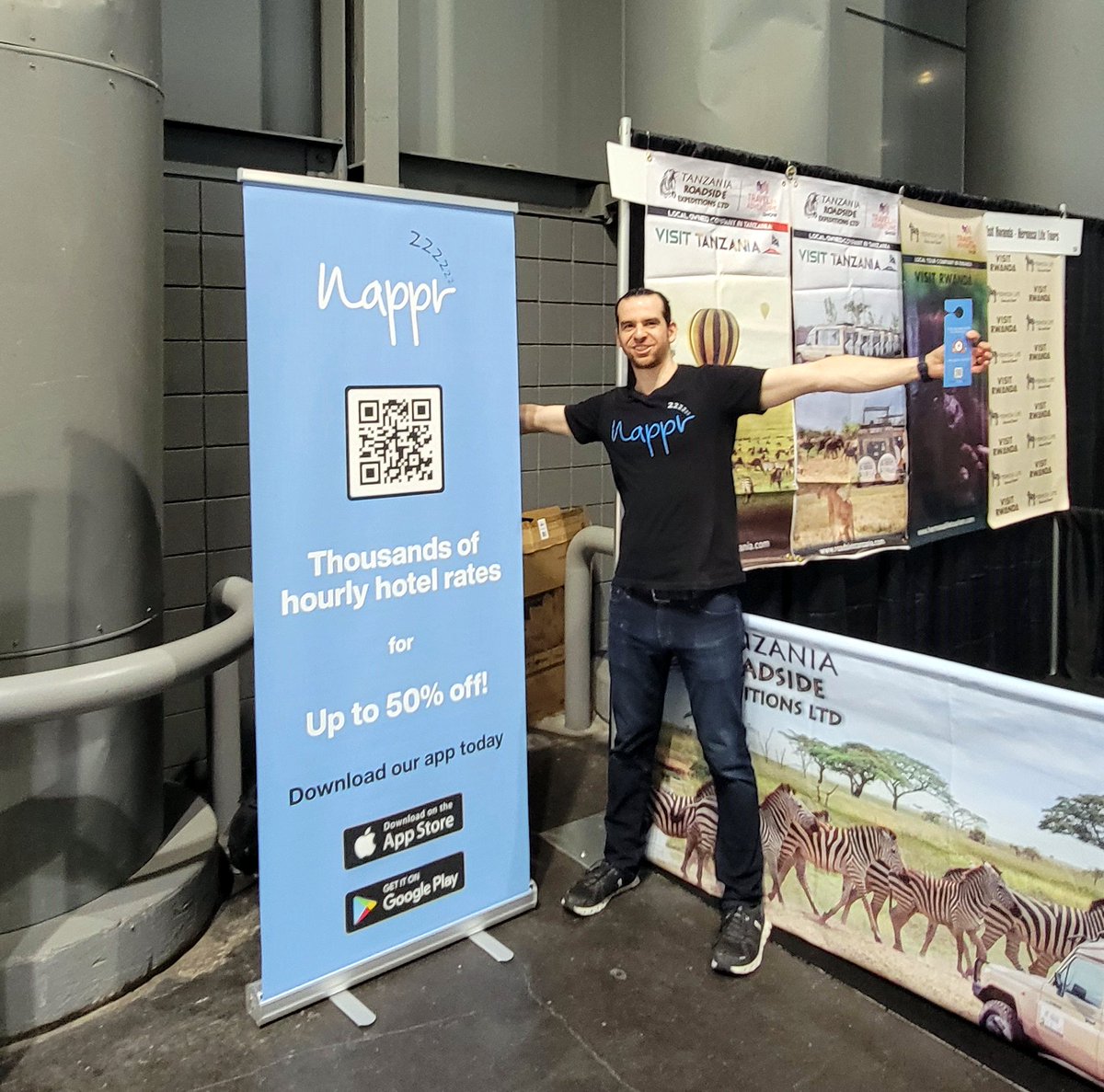 jared531's tweet photo. At Javits Center for the NYC Travel and Adventure Show? Come say hi!
#nyc #travel #hospitality #nappr https://t.co/wZfdaEgN8Q