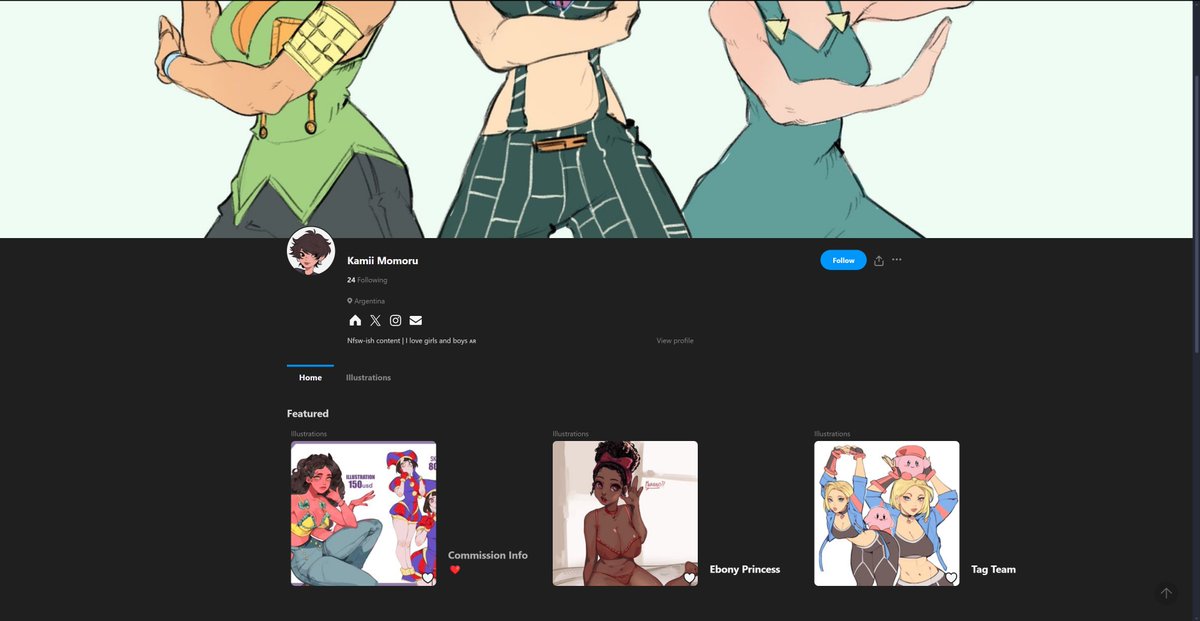 Be careful, someone is impersonating me.
and is taking commissions on this account
my pixiv is inactive and I do not accept commissions from there.