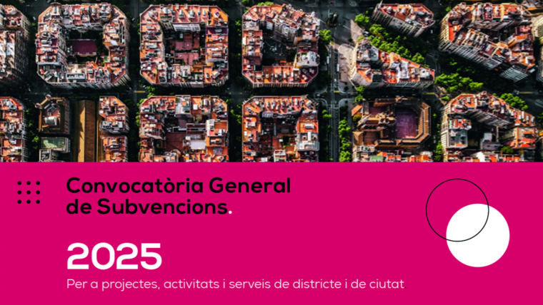 Fins al 29 de gener es poden demanar subvencions municipals per a projectes, activitats o serveis durant aquest 2025.

🖥️ Presentació telemàtica
ℹ️ ja.cat/subvencions25 #subvencionsBCN