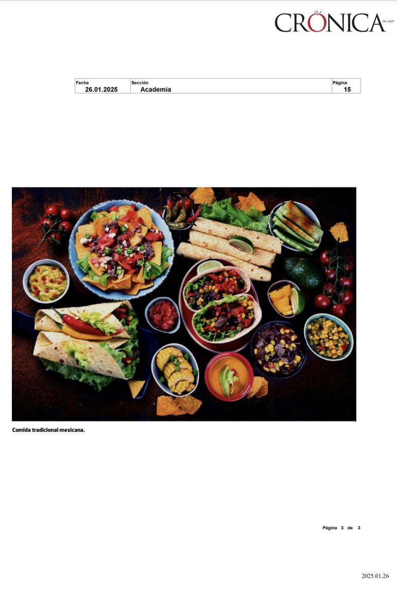 martibatres's tweet photo. La dieta tradicional mexicana es saludable, sustentable y fortalece la identidad cultural. El consumo de maíz, nopal, frijol, calabaza, tomate, jitomate, aguacate, chile, etc., tiene efectos nutricionales mucho muy superiores a la devastadora dieta basada en alimentos y botanas chatarra, ultraprocesados e industrializados.

Además, su cultivo local es amigable con el medio ambiente, estimula nuestras tradiciones culturales y fomenta la construcción comunitaria.

Bonito domingo y buen provecho.