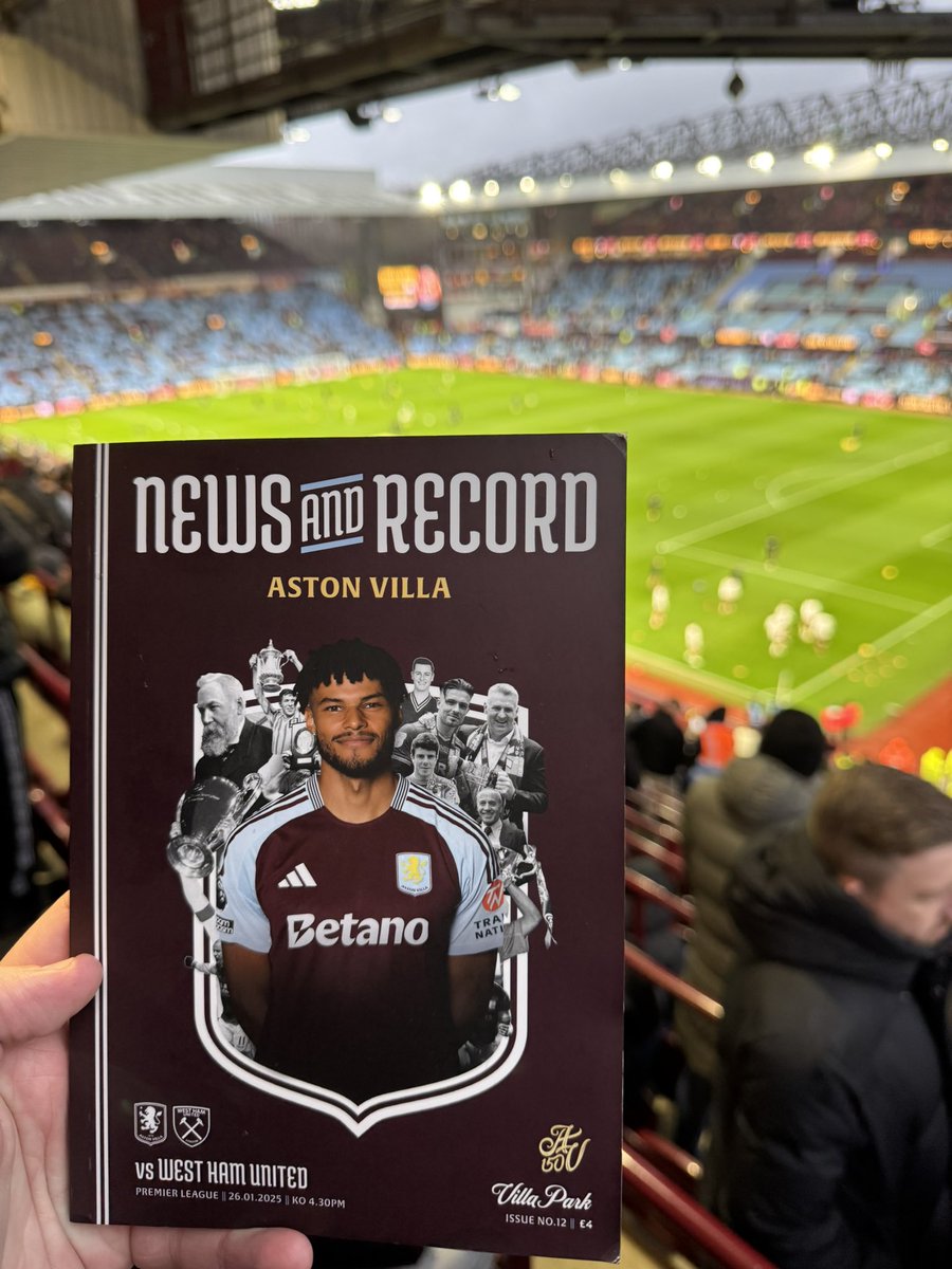 TelMrtn's tweet photo. 📆 25/01/25
⚽️ Aston Villa 1-1 West Ham
🏟️ Villa Park
🏆 Premier League

@avfcofficial 1-1 @westham

#astonvilla #westham  #premierleague #villapark #birmingham #avfc #whufc #villa #irons #villians #hammers #utv #coyi #epl #football #awaydays #awayfans #futbology #groundhopping https://t.co/41rK1oeEKf