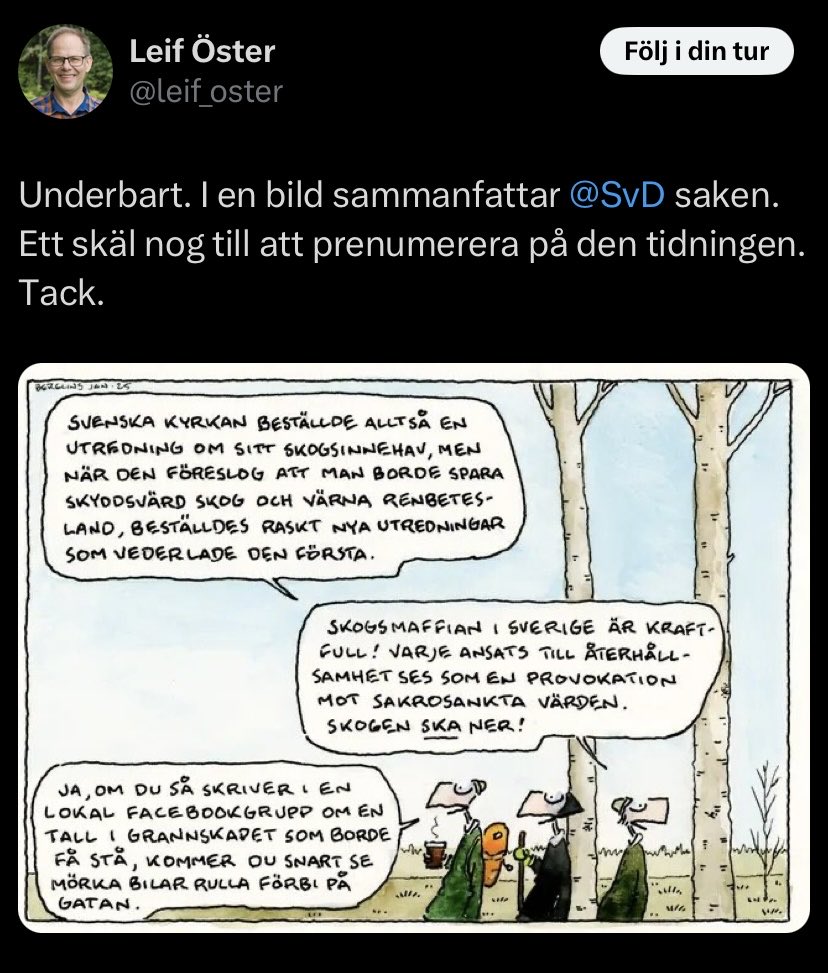 simonhalling's tweet photo. Det var ju inte alls så det gick till. Icke skogskunniga beställde en utredning full av brister och riktad mot ett förutbestämt mål. Sedan ville skogsfolk ha mer klarhet - vad är felet på det? #besviken https://t.co/jTfisQQBeH