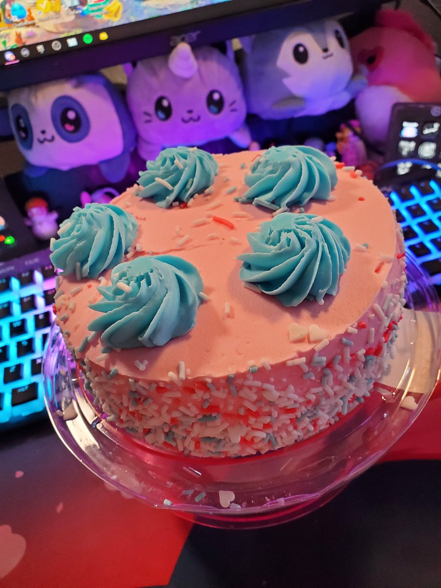 This lil beauty has a fate of meeting my face today. Make sure to be at the beginning of my last day of 12hr Affili-versary stream today at 12pm PST so you can watch the smashing of this beauty.