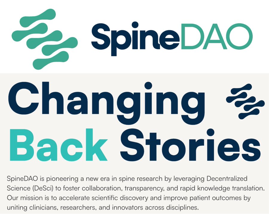 Maxime_Njodzeka's tweet image. @Spine_DAO Website launch is here:
Spinedao.com
First ever DAO for spine care, it will be a revolution.
#SpineDAO