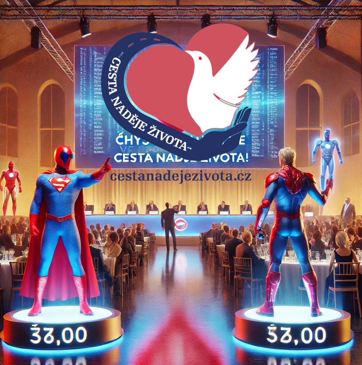 ‼️‼️‼️📢 Haló, haló, na vědomost se dává, že v nejbližších dnech se chystáme spustit aukci ‼️‼️‼️
na podporu humanitárních činností Cesty naděje života 💛💙
Konec hlášení 📢

Děkujeme, že nám pomáháte pomáhat a zachraňovat životy ❤️