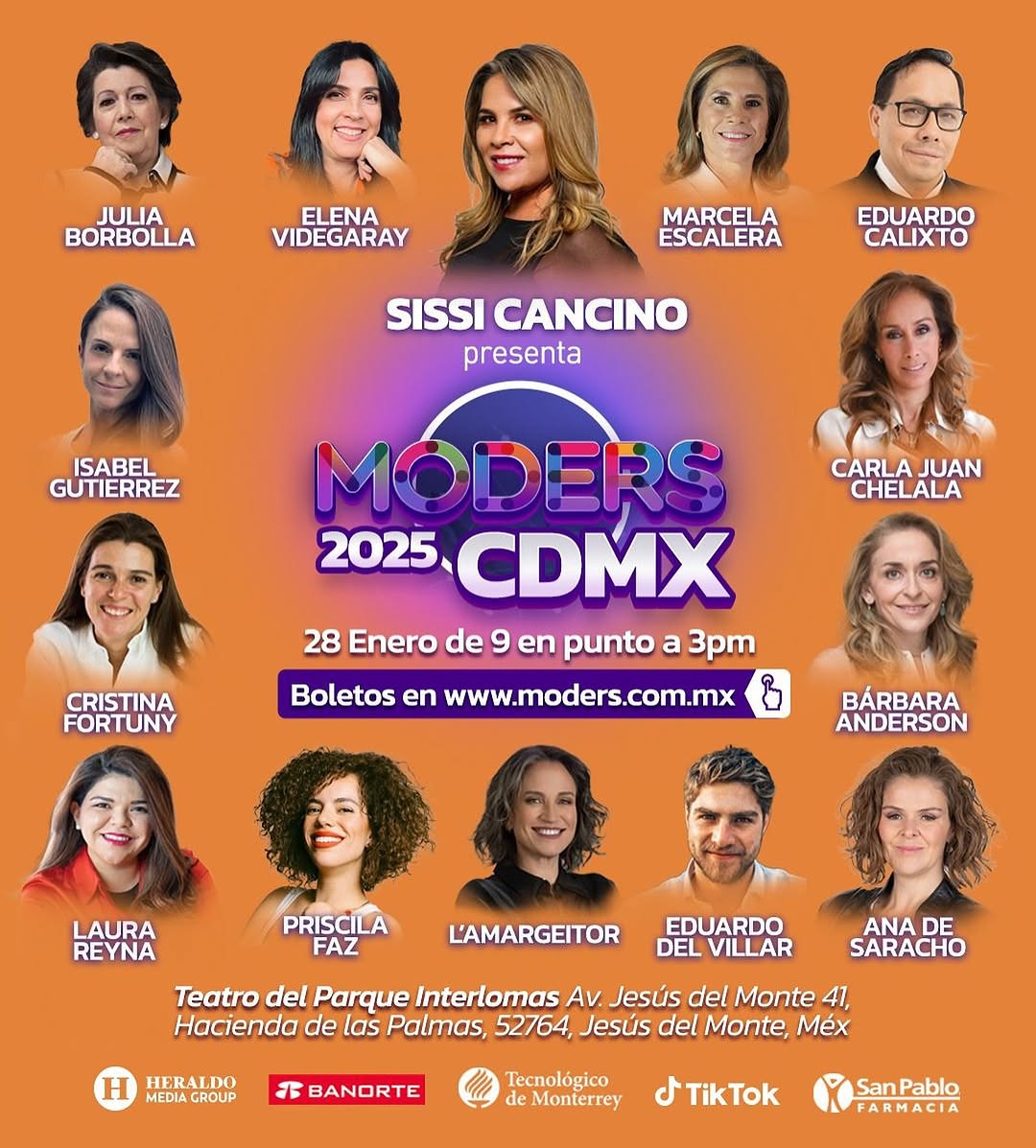 Sé parte de #Moders2025, el evento <a href="/ModersMex/">Moders</a> impulsa a las mamás como protagonistas del cambio social. Reflexiona y conecta con tus hijos.

Conoce más en: moders.com.mx

Boletos disponibles: eticket.mx/masinformacion…
#GiraModers <a href="/sissicancino/">Sissi Cancino</a>