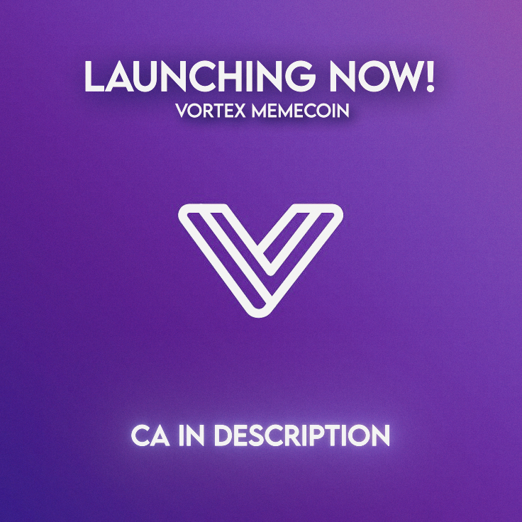 Vortex_Stack's tweet photo. The Vortex AI Memecoin is now LIVE! 

–innovative, and ready to shake up the crypto world!  

-Don’t miss out, join the revolution today!  

THE CA:  GJR5dUQfqn8yo2NKi8Cef8whx1DQfWJUmbFoqWAPpump
#VortexAI #Memecoin #Crypto https://t.co/q4k6aaos1q