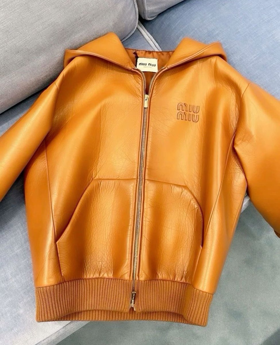 thinking about this miu miu leather jacket